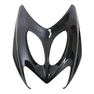 Voorfront boven Yamaha Aerox bj. 2014 zwart metallic