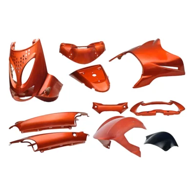 Plaatset Aprilia SR bj. 1997 tot 2004 11 delig oranje metallic