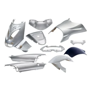 Plaatset Aprilia SR bj. 1997 tot 2004 11 delig zilver metallic