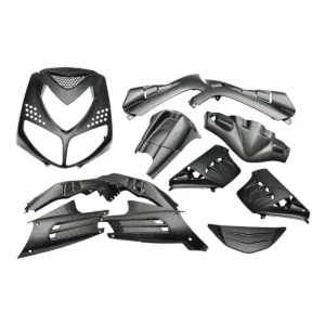 Plaatset Peugeot Speedfight 2 13 delig carbon look