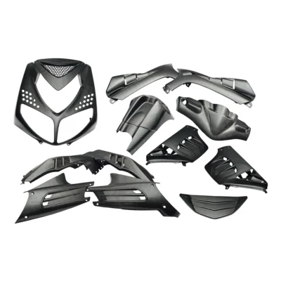 Plaatset Peugeot Speedfight 2 13 delig carbon look