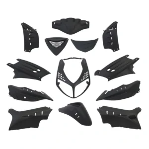 Plaatset Peugeot speedfight 2 13 delig mat zwart