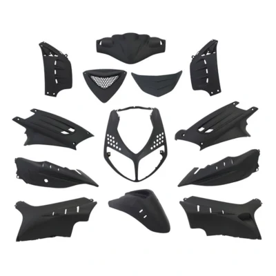 Plaatset Peugeot speedfight 2 13 delig mat zwart