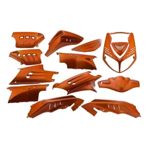 Plaatset Peugeot speedfight 2 13 delig oranje metallic