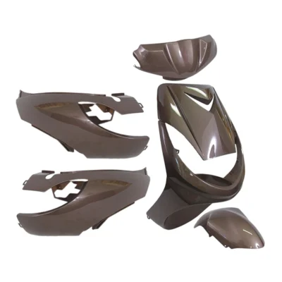 Plaatset Peugeot vivacity tot bj. 2008 6 delig Audi bruin metallic