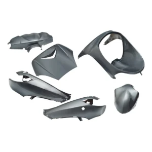 Plaatset Peugeot vivacity tot bj. 2008 6 delig anthraciet