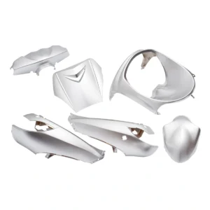 Plaatset Peugeot vivacity tot bj. 2008 6 delig zilver metallic