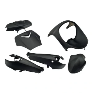 Plaatset Peugeot vivacity tot bj. 2008 6 delig mat zwart