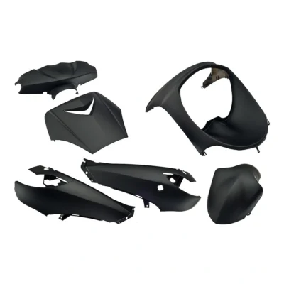 Plaatset Peugeot vivacity tot bj. 2008 6 delig mat zwart