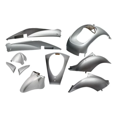 Plaatset Sym mio 10 delig zilver metallic