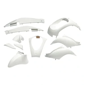 Plaatset Sym mio 10 delig wit metallic