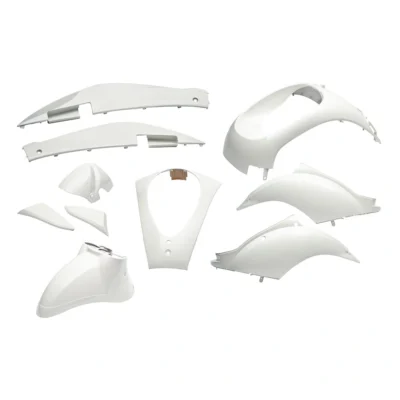 Plaatset Sym mio 10 delig wit metallic