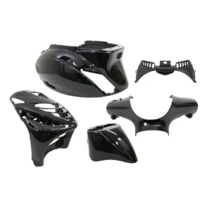 Plaatset Piaggio zip SP model vanaf bj. 2000 5 delig zwart metallic