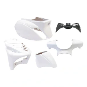 Plaatset Piaggio zip SP model vanaf bj. 2000 5 delig wit glans