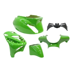Plaatset Piaggio zip SP model vanaf bj. 2000 5 delig kawasaki groen