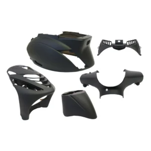 Plaatset Piaggio zip SP model vanaf bj. 2000 5 delig mat zwart