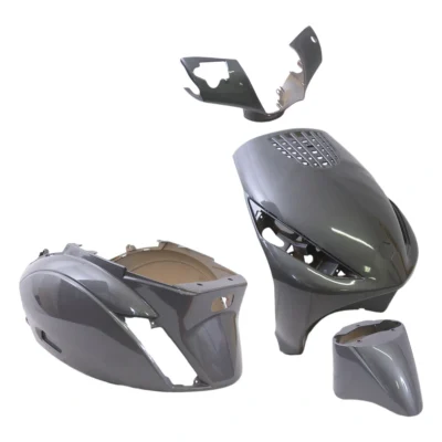 Plaatset Piaggio zip vanaf bj. 2000 4 delig antraciet