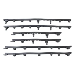 Treeplankrubberset 6 delig Vespa S / Vespa LX zwart