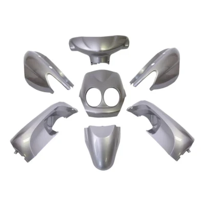 Plaatset Yamaha neo's vanaf bj. 2008 2 takt en 4 takt model 9 delig zilver metallic