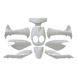 Plaatset Yamaha neo's vanaf bj. 2008 2 takt en 4 takt model 9 delig wit glans