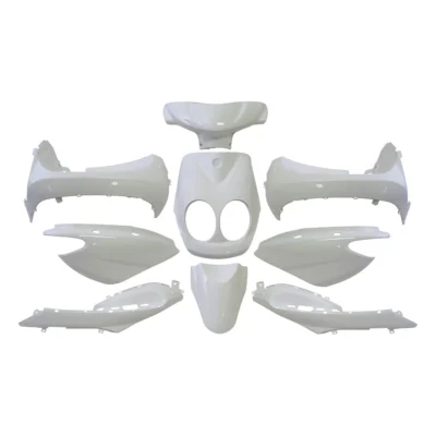 Plaatset Yamaha neo's vanaf bj. 2008 2 takt en 4 takt model 9 delig wit glans