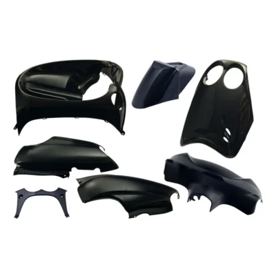 Plaatset Yamaha Neo's van bj. 2002 tot 2008 digitale cockpit 7 delig zwart metallic