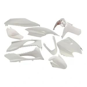 Plaatset Yamaha Jog R/ MBK mach 9 delig wit metallic