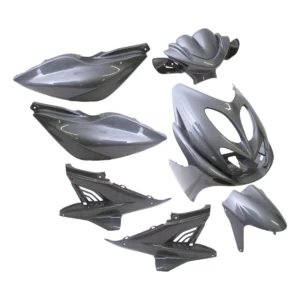 Plaatset Yamaha Aerox tot bj. 2014 9 delig antraciet glans