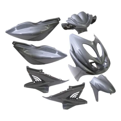 Plaatset Yamaha Aerox tot bj. 2014 9 delig antraciet glans