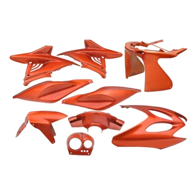 Plaatset Yamaha Aerox tot bj. 2014 9 delig oranje metallic