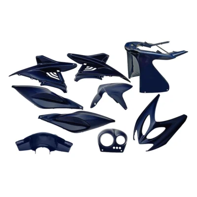 Plaatset Yamaha Aerox tot bj. 2014 9 delig blauw metallic