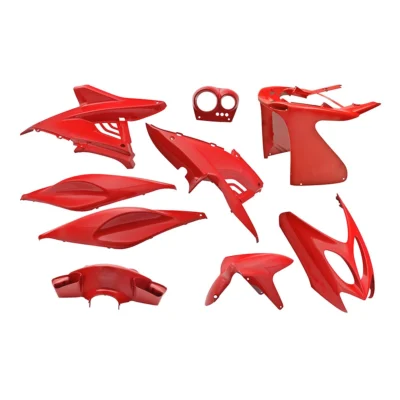 Plaatset Yamaha Aerox tot bj. 2014 9 delig Ferrari rood