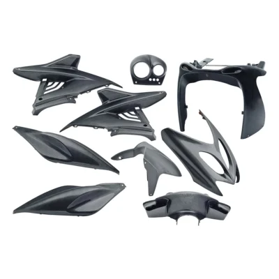 Plaatset Yamaha Aerox tot bj. 2014 9 delig carbon look