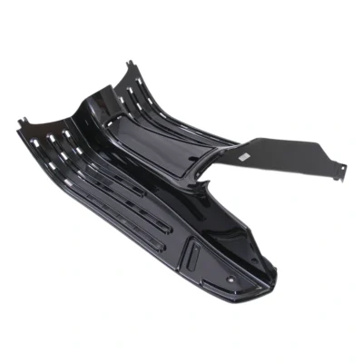 Treeplank Vespa S / LX metallic zwart glans