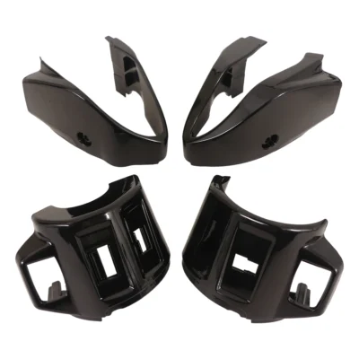 Coverset voor stuurschakelaar Edge links + rechts - Vespa Primavera /Sprint - glanzend zwart