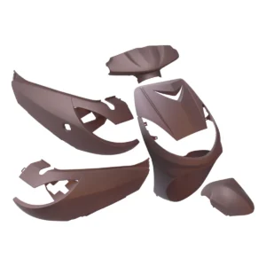 Plaatset Peugeot vivacity tot bj. 2008 6 delig mat bruin