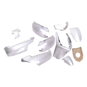 Plaatset Peugeot new vivacity vanaf bj. 2008 50cc 2/4 takt 9 delig zilver metallic