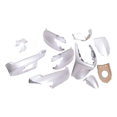 Plaatset Peugeot new vivacity vanaf bj. 2008 50cc 2/4 takt 9 delig zilver metallic