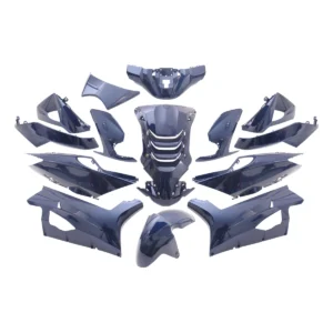 Plaatset Peugeot Speedfight 4 14 delig blauw metallic