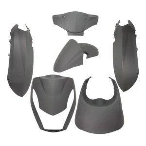 Plaatset Peugeot Kisbee 2T/4T 6-delig - Mat Zwart