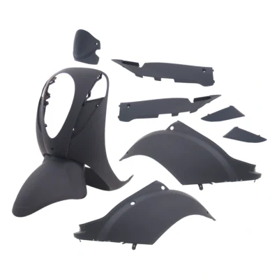 Plaatset Sym mio 10 delig mat zwart