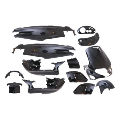 Plaatset Gilera runner tot bj.08-2005 15 delig zwart metallic
