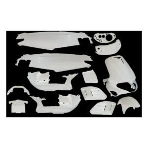 Plaatset Gilera runner tot bj.08-2005 15 delig wit glans