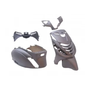 Plaatset Piaggio zip SP model vanaf bj. 2000 5 delig mat grijs
