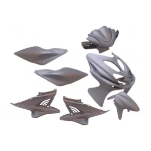 Plaatset Yamaha aerox tot bj. 2014 9 delig mat grijs