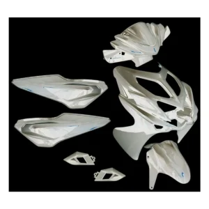 Plaatset Yamaha aerox-R vanaf bj. 2014 9 delig wit glans