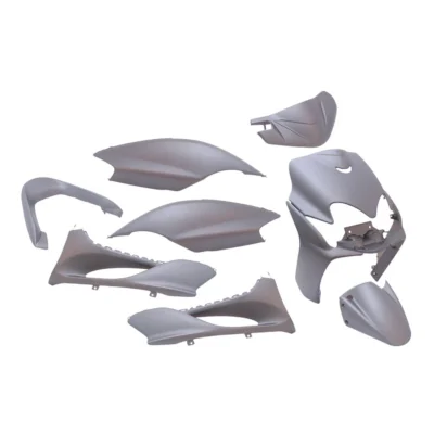 Plaatset Yamaha jog-R/RR/ MBK mach 9 delig mat grijs