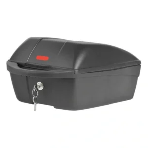 Topkoffer Polisport Luxe met quick release bagagedragerbevestiging - zwart