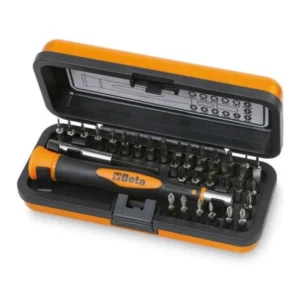 Microschroevendraaier Beta 1256/C36 met 36 verwisselbare 4-mm bits en magnetisch verlengstuk 1256/C36