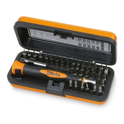 Microschroevendraaier Beta 1256/C36 met 36 verwisselbare 4-mm bits en magnetisch verlengstuk 1256/C36
